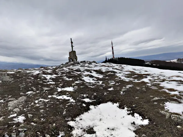 Връх Виден – зимна панорама от Конявска планина – Конявска планина